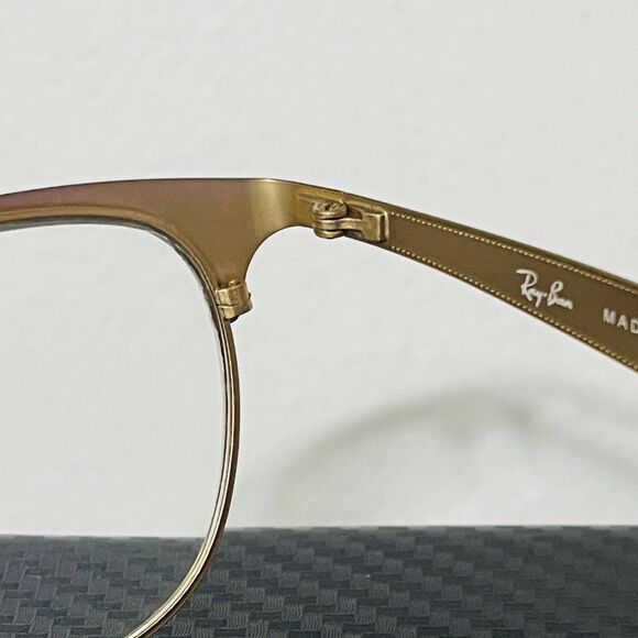 Ray Ban RX 6346-2872 Gold with Royal Blue Eyeglasses Frames Only Discontinued - Picture 11 of 13